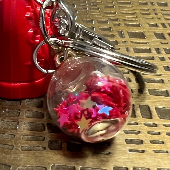 Micro Purse Keychain / Purse Charm - Red - Picture 5 of 6